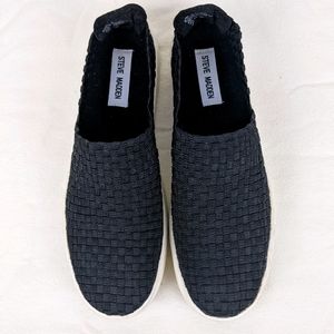Steve Madden Woven Slip on Sneakers